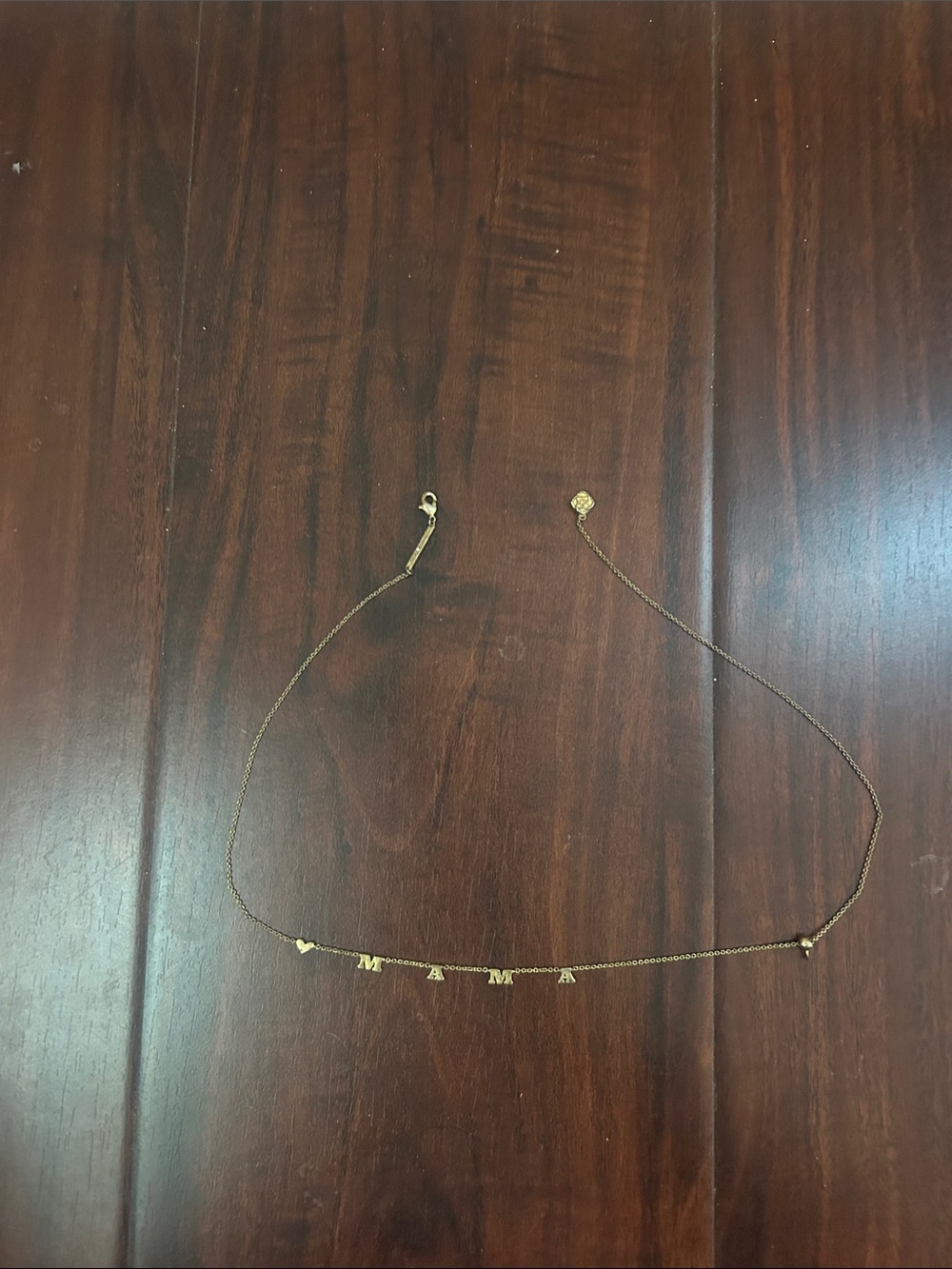 Kendra Scott Gold 'MAMMA' Letter Choker Necklace